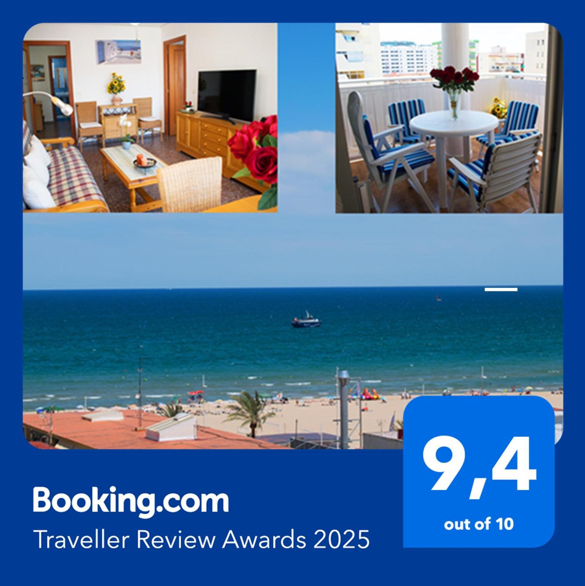 Apartment El Tiburon - Piso Con Espectaculares Vistas Al Mar - Solo Familias Ideal 4 Personas - Aire - Calefaccion - Ganador Award 2025, 2024, 2023, 2022 Playa de Gandia